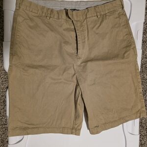 Kirkland Signature Men's Tan Size 36 Chino Shorts Brown Beige Tan